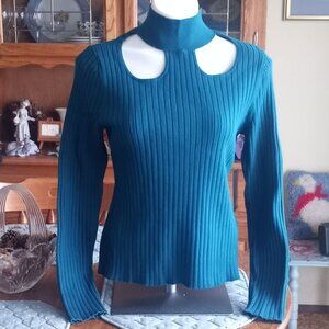 Bold Elements Cut-Out Sweater